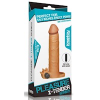Funda Vibrador Pene 20.3 cm Lovetoy Alargado 7.6 cm Estimulado Vibrado